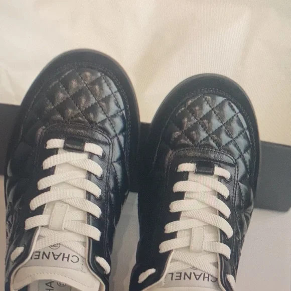 Chanel Black Womens Sneakers - Picture 6 of 9